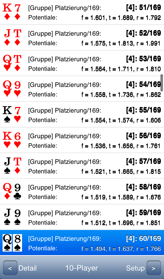 Hands: Q8s,J9s,Q9,JT,K6s,K7,Q9s,QT,JTs,K7s